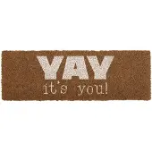 Present Time deurmat yay, it's you! - 75x25x1,5cm