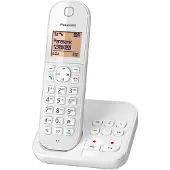 Panasonic vast telefoonapparaat KX-TGC420, met antwoordapparaat, kleur: wit