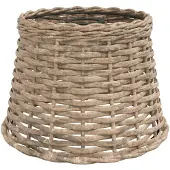 vidaXL Plafondlampenkap Ø25x17 cm wicker bruin