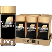 Nescafe Gold Espresso oploskoffie - 6 potten x 100g