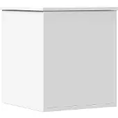 vidaXL Opbergbox 40x42x46 cm bewerkt hout wit