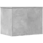 vidaXL Opbergbox 60x42x46 cm bewerkt hout betongrijs