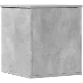 vidaXL Opbergbox 40x42x46 cm bewerkt hout betongrijs