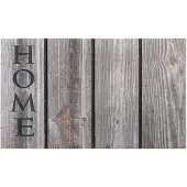 MD-ENTREE Deurmat Ecomat hout grijs 46x76 cm