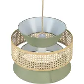 Beliani LUYANO - Hanglamp - Natuurlijk - Polyester
