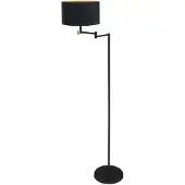 Steinhauer Vloerlamp Bella zwart