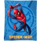 Marvel SpiderMan Fleece plaid, Action - 125 x 150 cm - Polyester