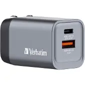 Verbatim - GNC-35 GaN Charger 2 Port 35W USB-A/USB-C