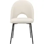 Beliani COVELO - Eetkamerstoel-Beige-Polyester