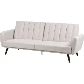 Beliani VIMMERBY - Slaapbank-Beige-Polyester