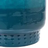 Beliani ABRA - Bijzettafel-Blauw-IJzer