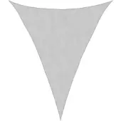 vidaXL Zonnezeil 5x6x6 m 100% polyester oxford lichtgrijs