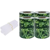 vidaXL Tuinschermen 4 st 35x0,19 m PVC groen