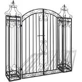 vidaXL Poort decoratief 112x20,5x134 cm smeedijzer
