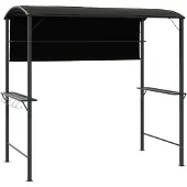 vidaXL Paviljoen met dak, 220x110x200 cm, antraciet