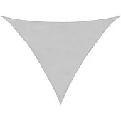 vidaXL Zonnezeil 3x3x4,24 m 100% polyester oxford lichtgrijs