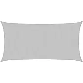 vidaXL Zonnezeil 4,5x2,5 m 100% polyester oxford lichtgrijs