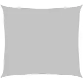 vidaXL Zonnezeil 3x2,5 m 100% polyester oxford lichtgrijs