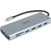 Dicota - Dockingstation - USB-C - DP, HDMI USB-C dockingstation Geschikt voor merk (dockingstation): Universeel Geïntegreerde kaartlezer, USB-C Power