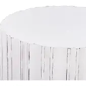 Beliani DEULI - Bijzettafel-Wit-MDF