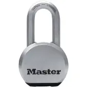 Masterlock 54mm chrome-plated solid steel padlock - 51mm octagonal boron-carbide - M830EURDLH