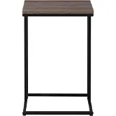Beliani Bijzettafel Troy bruin - MDF - 40x40cm
