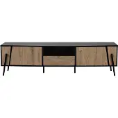 Beliani BLACKPOOL - TV-kast-Lichte houtkleur-Spaanplaat