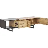 Beliani FIORA - TV-kast-Lichte houtkleur-MDF