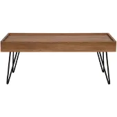 Beliani WELTON - Salontafel-Donkere houtkleur-MDF