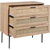 Beliani PASCO - Commode-Lichte houtkleur-Vezelplaat