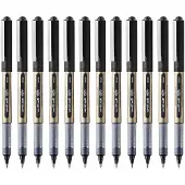 Uni-Ball Boligrafo de tinta líquida Uni-Ball Rollerball Eye Broad UB-150 Zwart 1 mm (12 Onderdelen)