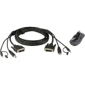 Aten 2L-7D02UDX2 USB DVI-D Dual-Link Secure KVM Kabel Set