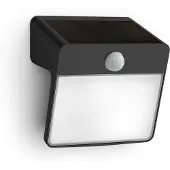 Philips myGarden Solar wandlamp met sensor | Yarixa | 2700K | IP44 | Zwart