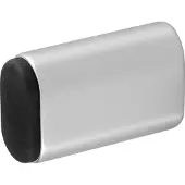 Hermeta Deurbeslag buffer aluminium F1/rubber ovaal 60mm 4704-01