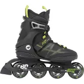 K2 Rollschuhe - F.I.T. 80 Pro - Schwarz/Grün - Inlineskates - - 45 - Rollschuhe