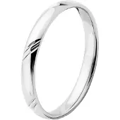 Orphelia OR9671/25/NY/62 - Wedding ring - Witgoud 9K