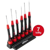 Wiha 260 PK 601 42990 Schroevendraaierset 7-delig Plat, Kruiskop Phillips