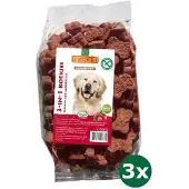BF Petfood 3x500 gr Biofood 3 in 1 hondenkoekjes met cranberry hondensnack