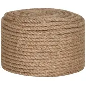 vidaXL Touw 50 m lang 12 mm dik jute