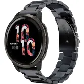 IMoshion Stalen bandje - Universeel 22 mm aansluiting - Zwart