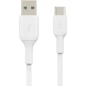 Belkin BoostCharge USB-A Naar USB-C Kabel 15 Centimeter Wit