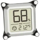 TFA-Dostmann Humidore 30.5056.54 Thermo- en hygrometer Zilver