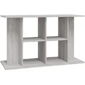 vidaXL Aquariumstandaard 100x40x60 cm bewerkt hout grijs sonoma