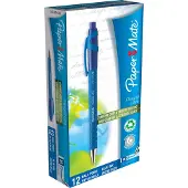 Papermate Intrekbaar Balpen Blauw 1 mm Medium Balpen