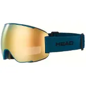 Head Skibrillen MAGNIFY 5K Gold/Petrol + Spare lens