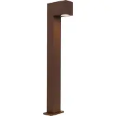 QAZQA Industriële staande buitenlamp roestbruin 65 cm IP44 - Baleno