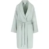 Casilin - Badjas voor Dames en Heren - Maat M - Sauna Wafelbadjas Voor Volwassen - Met riem - Katoen - Absorberend - Wasmachinebestendig - Groen