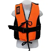 Besto Dinghy 50n Life Jacket Oranje,Zwart XS