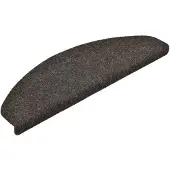 vidaXL Trapmatten Zelfklevend 10 st 65x21x4 cm Antraciet Halfrond Groot