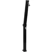 vidaXL Solardouche inklapbaar 23 L 214 cm zwart